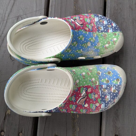 Guc Crocs Kids Classic vineyard vines clogs J4/Big kid 4 - Picture 1 of 10